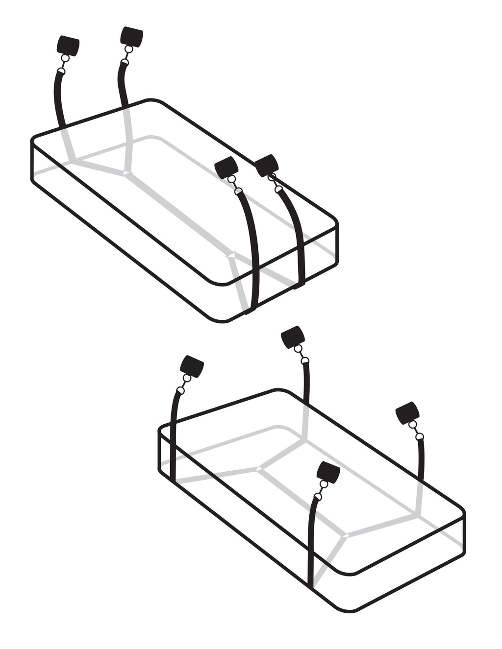 Fetish Fantasy Limited Edition Wraparound Matress Restraints