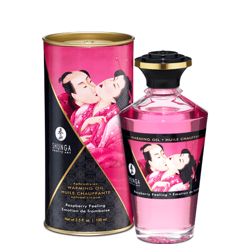 WARMING MASSAGE OIL RASPBERRY FEELING 3.5 OZ